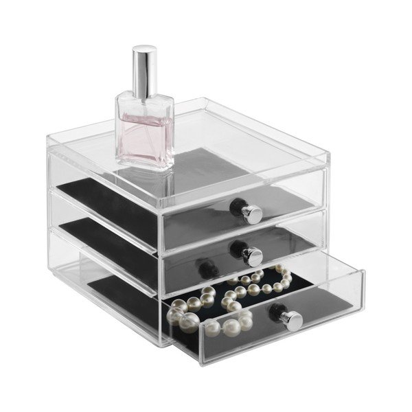 Organizator cu 3 sertare iDesign Serwa, înălțime 12.5 cm-image-1