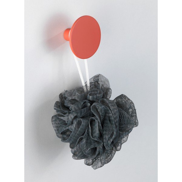 Cârlig de perete Wenko Melle, ⌀ 6 cm, roșu corai-image-1
