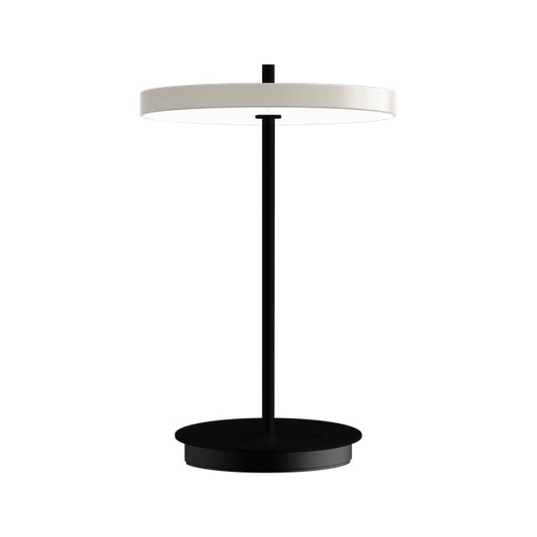 Veioză alb-negru LED din metal cu abajur din metal (înălțime 31 cm) Asteria Move – UMAGE-image-3