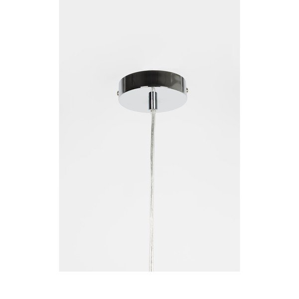 Lustră verde cu abajur din sticlă ø 20 cm Anshin - White Label-image-1