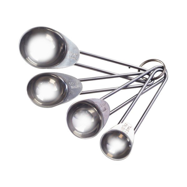 Set 4 cupe măsurare din oțel inoxidabil Mason Cash Spoons