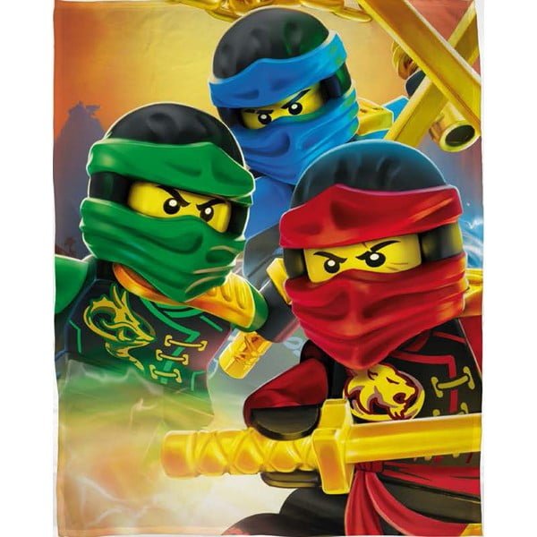 Pătură pentru copii Halantex Lego Ninjago, 100 x 150 cm