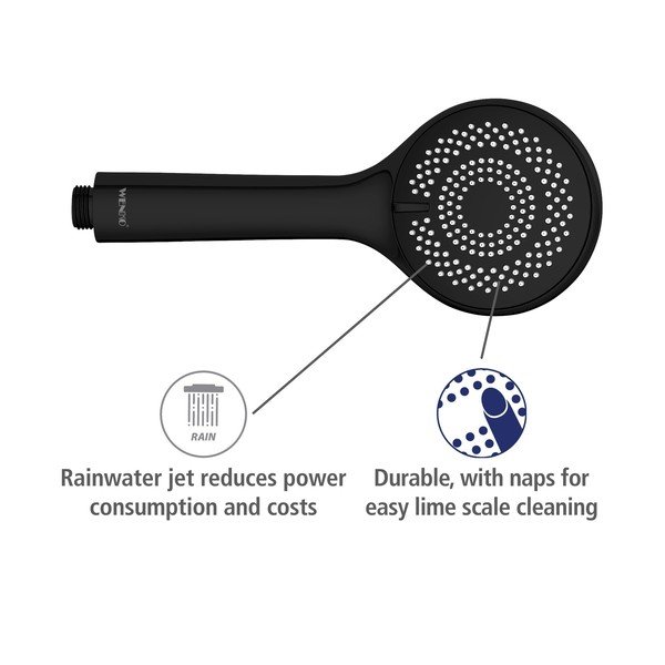 Cap de duș ø 9,5 cm Water Saving – Wenko-image-3