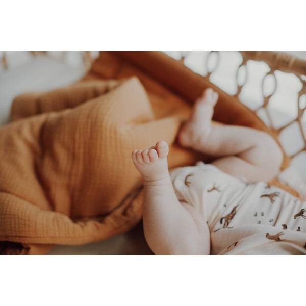 Set pentru pătuț maro coniac – Malomi Kids-image-1