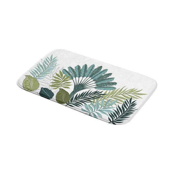 Covoraș de baie alb-verde 45x75 cm Panazio – douceur d'intérieur-image-2