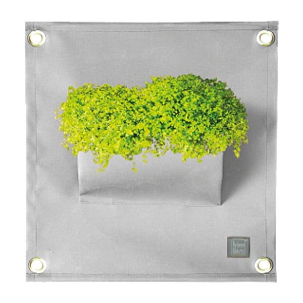 Ghiveci pentru flori The Green Pockets Amma, 45 x 50 cm, gri