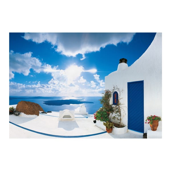 Tapet în format mare Santorini, 366x254 cm