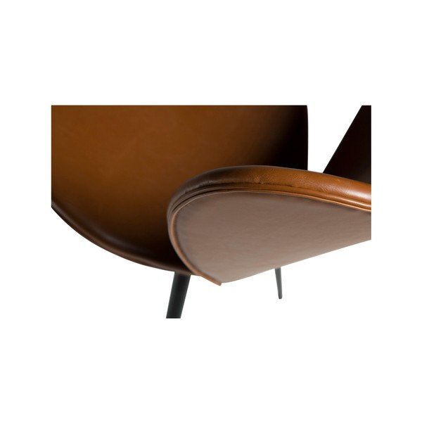 Scaun din piele ecologică DAN-FORM Denmark Dreamer, maro-image-4