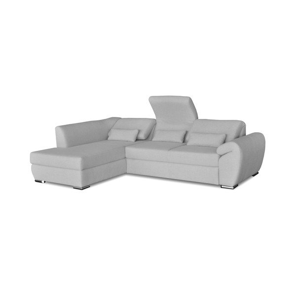 Colțar extensibil Windsor  & Co. Sofas Epsilon, colț partea stângă, gri deschis-image-1