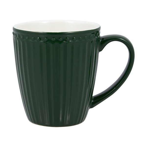 Cană verde din gresie 0,4 l Alice - Green Gate