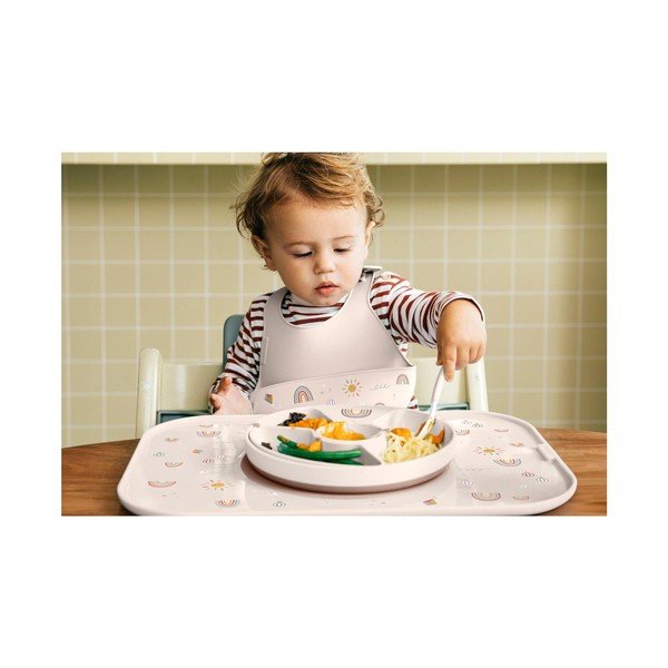 Suport de farfurie pentru copii din plastic/din silicon 28x40 cm Little Farm – Mepal-image-4