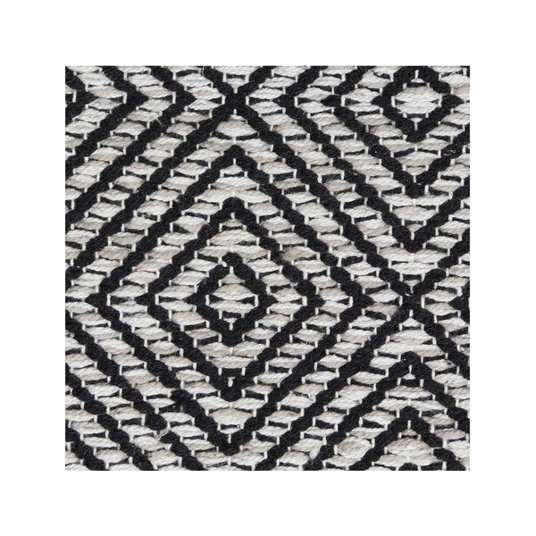 Covor traversă din bumbac țesut manual, Webtappeti Rhombus, 55 x 170 cm-image-1