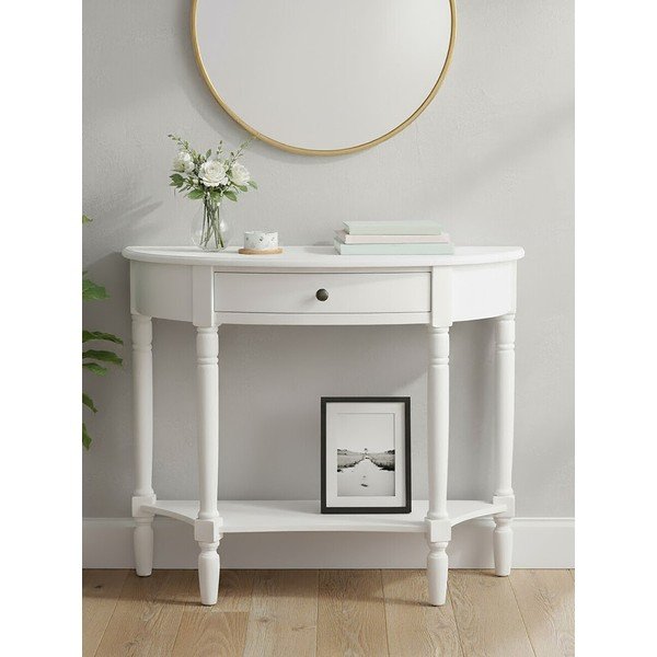 Masă consolă albă din lemn de pin 32x93 cm Heritage – Premier Housewares-image-2