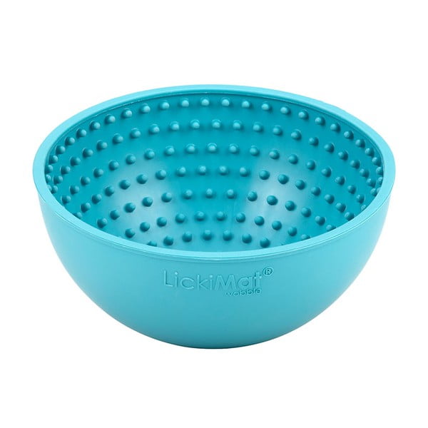 Bol pentru lins Wobble Turquoise – LickiMat-image-1