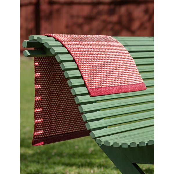 Covor tip traversă pentru interior și exterior roșu 70x200 cm Effi Dark Red – Pappelina-image-2