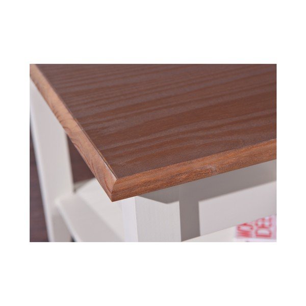 Măsuţă de cafea din lemn masiv de pin Interlink Cassala-image-1