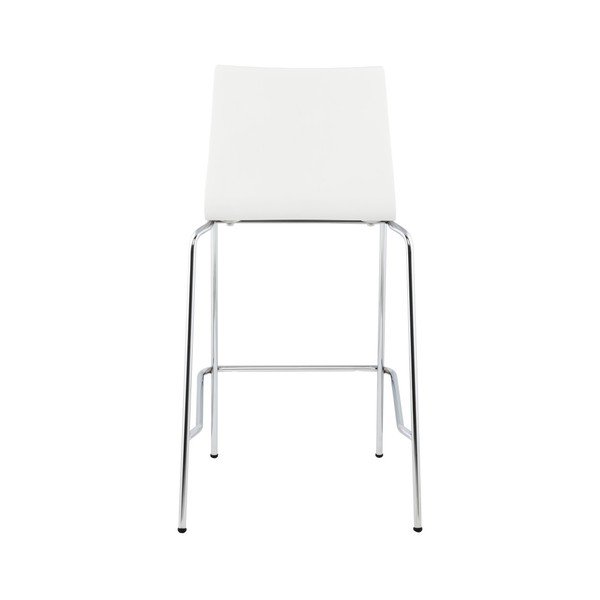 Scaun de bar Kokoon Cobe, înălțime 65 cm, alb-image-4