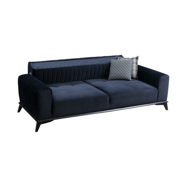 Canapea albastru-închis 220 cm Lisa – Balcab Home-image-3