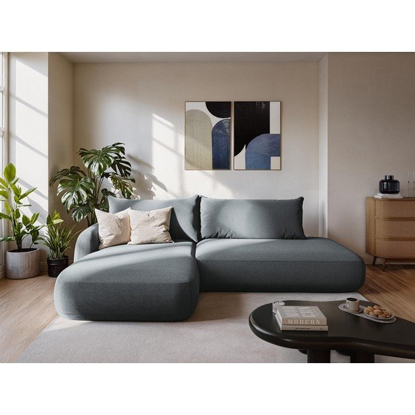 Colțar verde închis extensibil (cu colț pe partea dreaptă/cu șezlong) Hale – Makamii-image-1