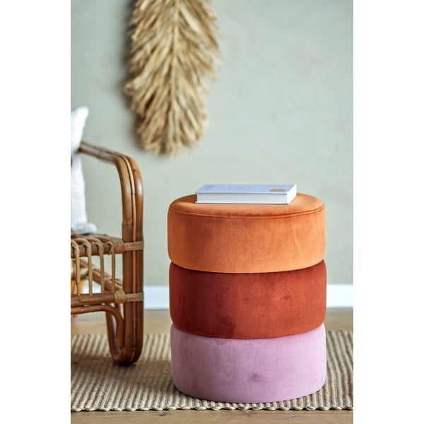 Taburet cu tapițerie din catifea Bilbao – Bloomingville-image-2