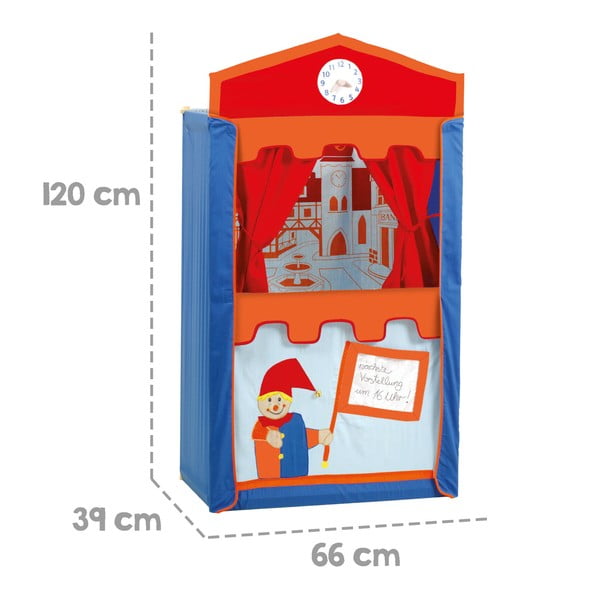 Teatru de păpuși de jucărie pentru copii Kasper – Roba-image-3