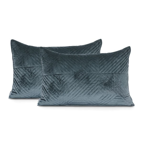 Set 2 fețe de pernă decorative DecoKing Pascali, 50 x 70 cm, roz - albastru