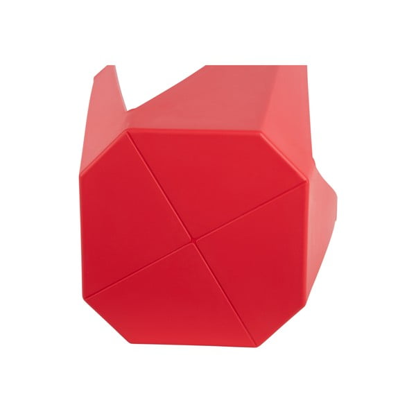 Scaun roșu din plastic Cherish – Leitmotiv-image-2