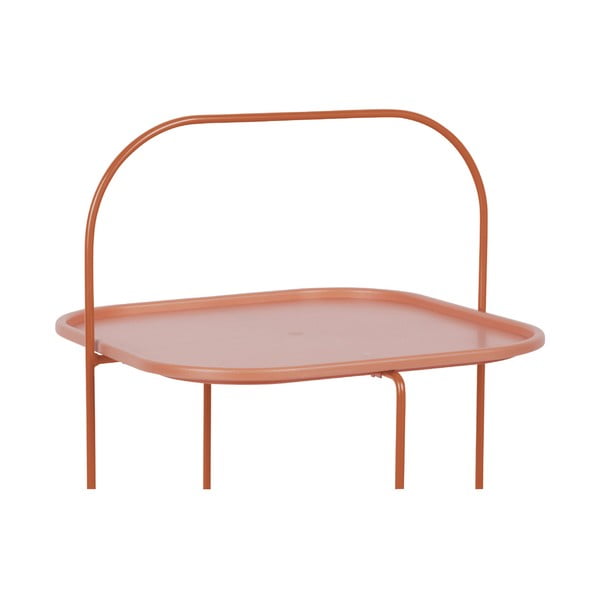 Măsuță auxiliară Leitmotiv Trays, maro argilă-image-1