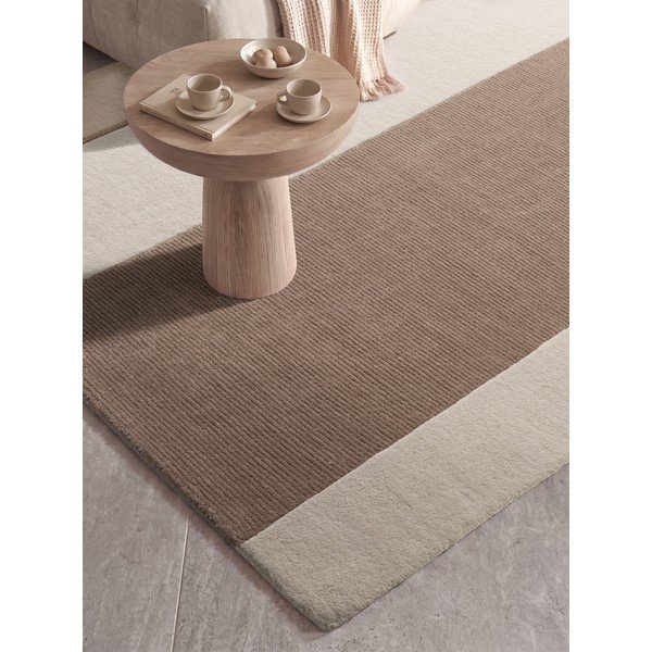 Covor maro/crem din amestesc de lână 120x170 cm Karola – Villeroy&Boch-image-2