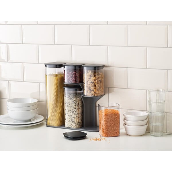 Recipiente 5 buc. pentru alimente Podium – Joseph Joseph-image-1