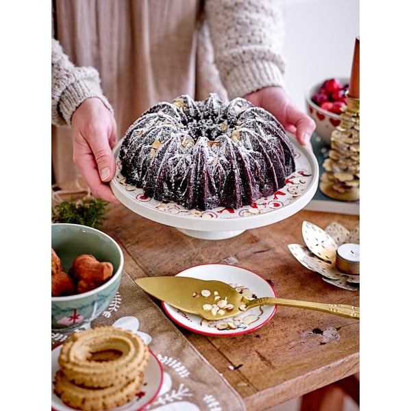 Boluri mici albe/verde 2 buc. din gresie 500 ml  cu model de Crăciun Yule – Bloomingville-image-4