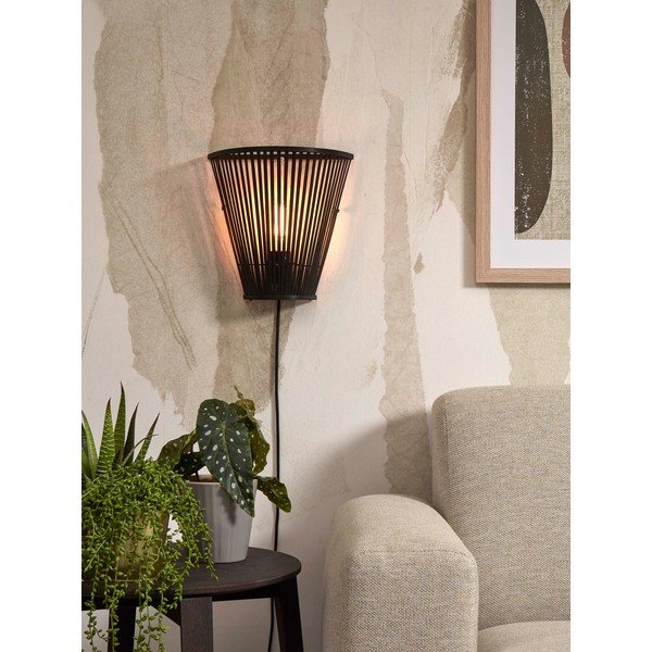 Aplică de perete neagră Merapi – Good&Mojo-image-4