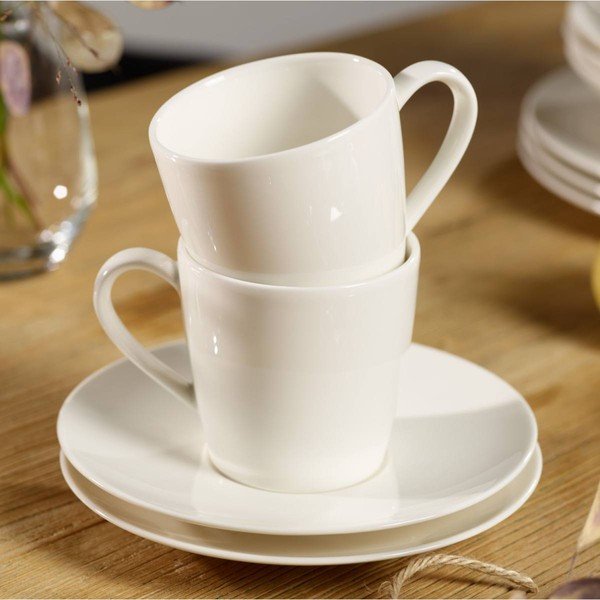 Farfurioară din porțelan Like by Villeroy & Boch Group White, 16 cm, alb-image-1