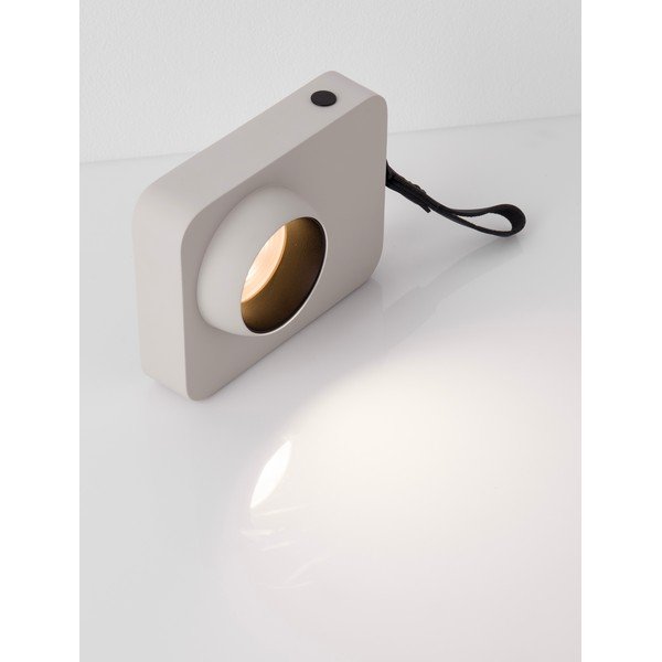 Veioză bej LED cu intensitate reglabilă din metal (înălțime 11 cm) Kedros – Nova Luce-image-2