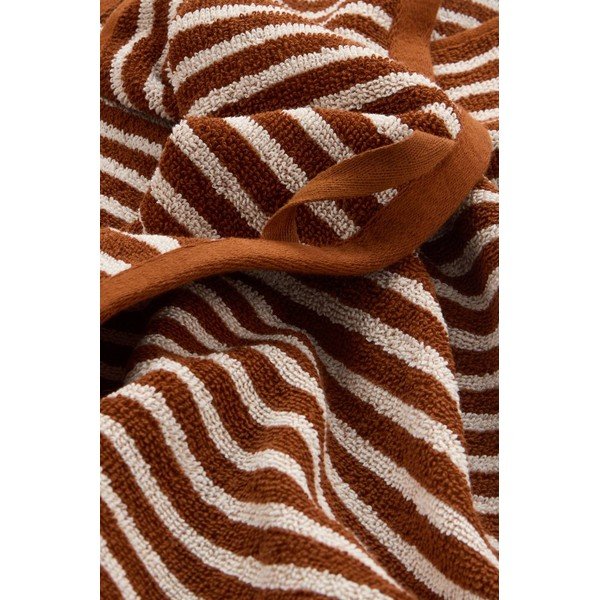 Prosop maro coniac/crem din bumbac 70x140 cm Dixie – Jotex-image-3