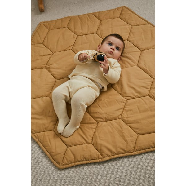 Saltea de joacă pentru copii galbenă Honeycomb – Lorena Canals-image-2