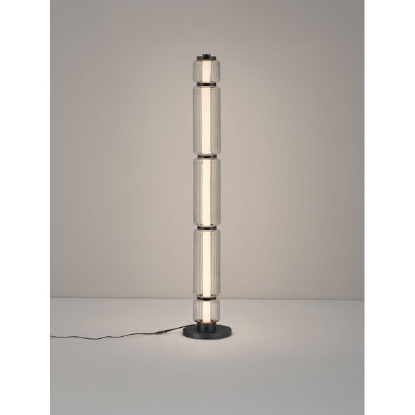Lampadar negru mat LED din sticlă (înălțime 123 cm) Liesa – Nova Luce-image-2