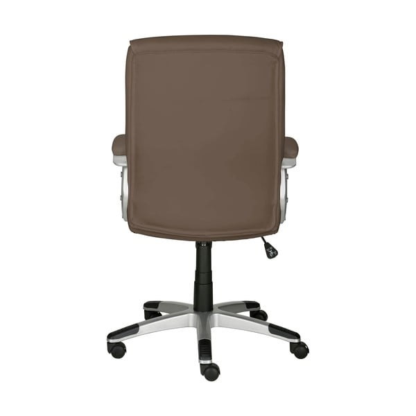 Scaun de birou maro din imitație de piele Flori – Støraa-image-4