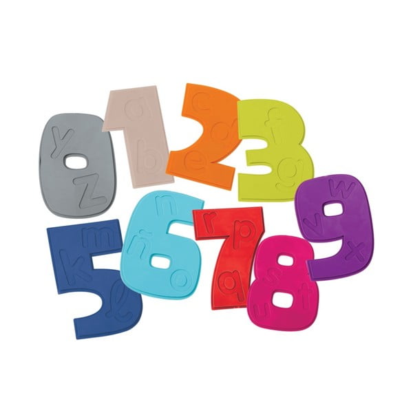 Covorașe antiderapante pentru copii pentru cadă 10 buc. 11x12,5 cm Chifres – MSV