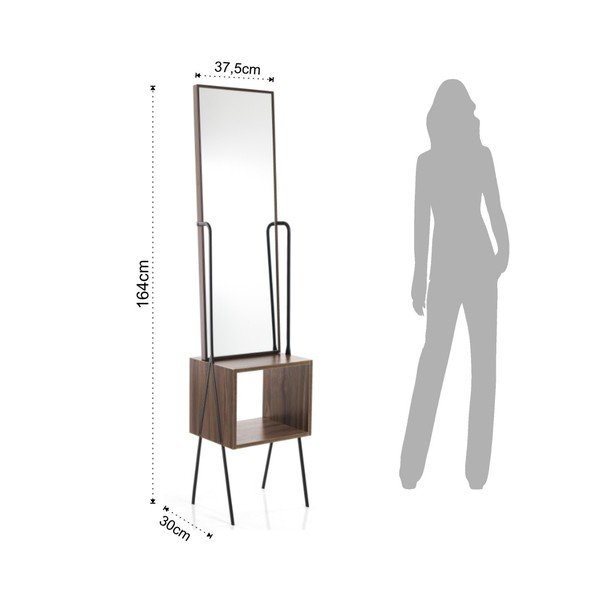 Oglindă cu suport Tomasucci Billa, înălțime 164 cm-image-2