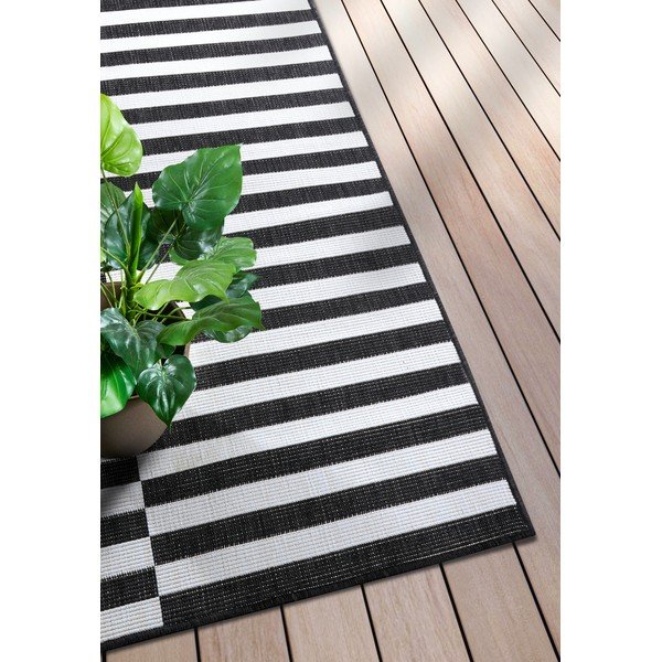 Covor tip traversă alb-negru 80x150 cm Viela – Hanse Home-image-3