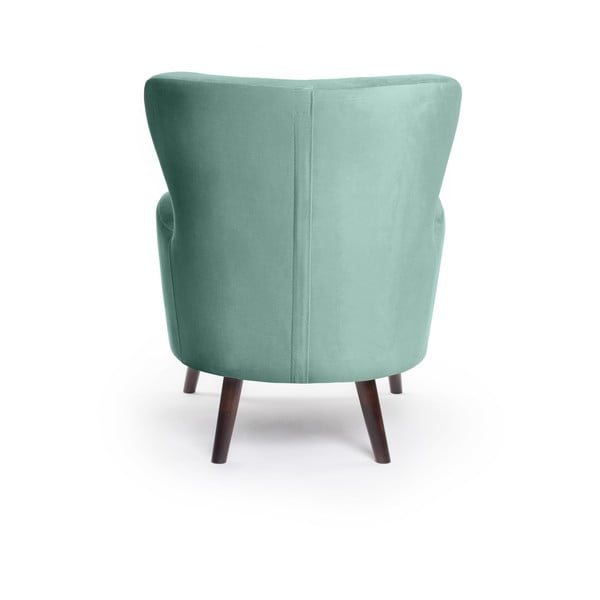 Fotoliu verde mentă wing cu tapițerie din catifea Noemye – Bonami Selection-image-4