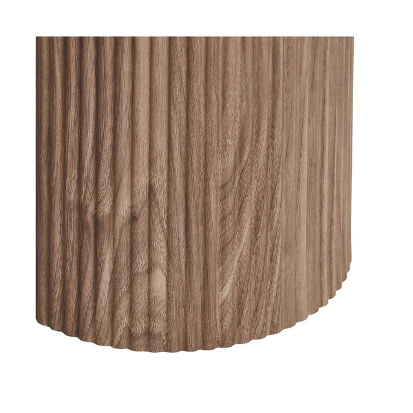 Masă consolă bej/în culoare naturală cu blat cu aspect de marmură 40x120 cm Athens – House Nordic-image-4