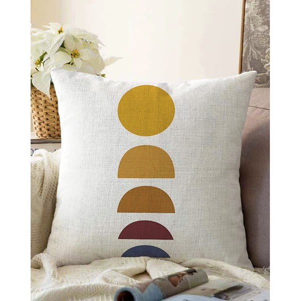 Față de pernă din amestec de bumbac Minimalist Cushion Covers Sunset, 55 x 55 cm