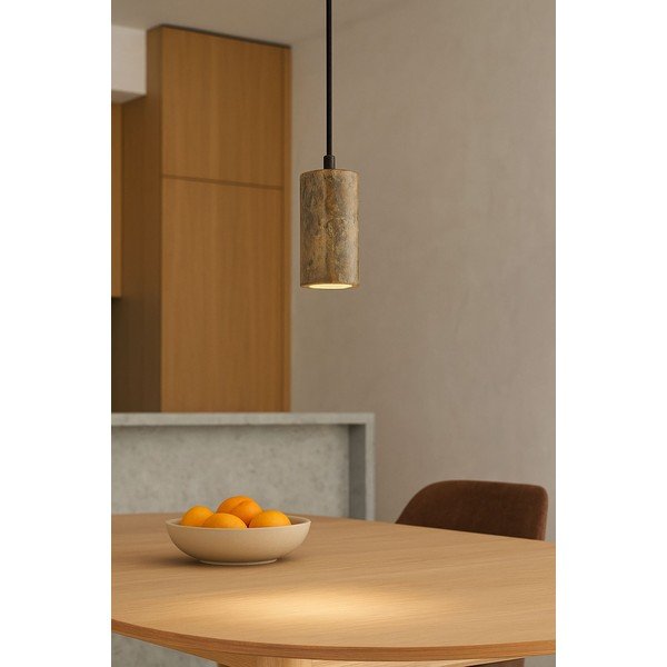 Lustră gri cu abajur din piatră ø 6,5 cm Selma – Opviq lights-image-4