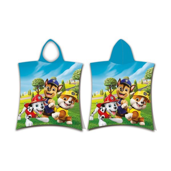 Poncho pentru copii pentru 3-8 ani din bumbac Paw Patrol – Jerry Fabrics