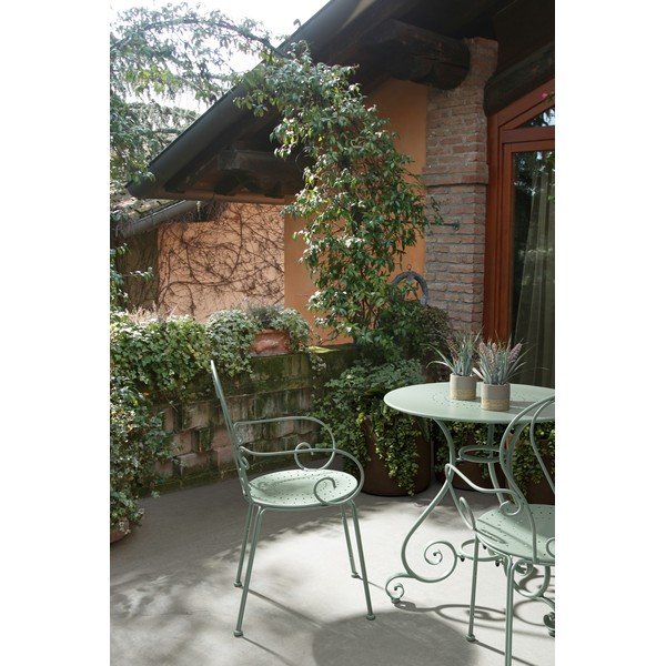 Măsuță de grădină rotundă din oțel ø 70 cm Etienne – Bizzotto-image-1