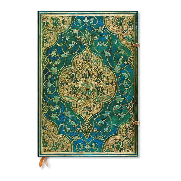 Agendă Paperblanks Turquoise Chronicles, 21 x 30 cm