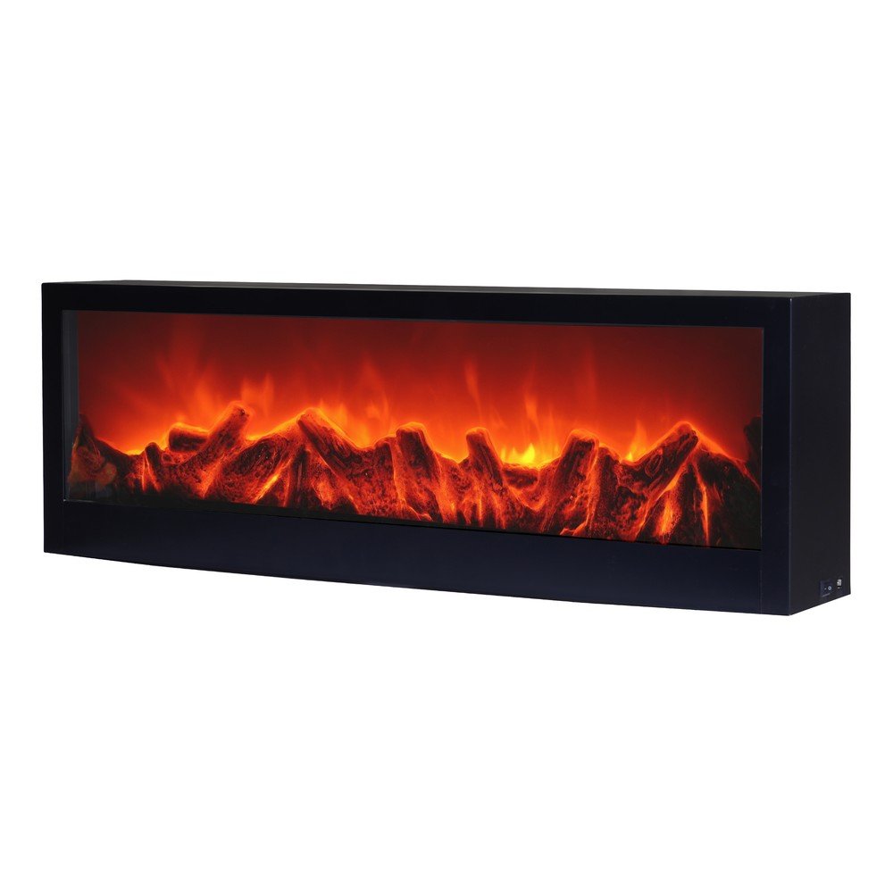 Șemineu LED negru cu USB – Dakls