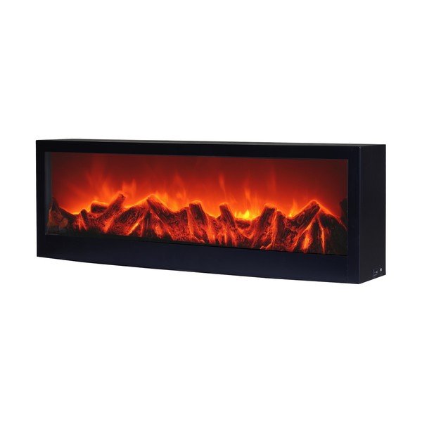 Șemineu LED negru cu USB – Dakls